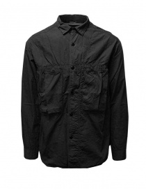 Kapital camicia anorak nera a maniche lunghe