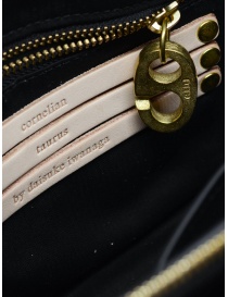 Cornelian Taurus little shoulder bag in black leather buy online price