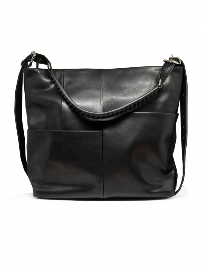 Cornelian Taurus borsa a spalla in pelle nera CO22FWPSM020 BLACK borse online shopping