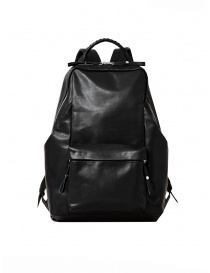 Cornelian Taurus backpack in black leather COFWTRP010 BLACK