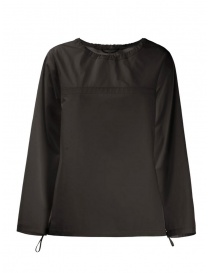 Monobi black blouse in cotton 11435126 F 5099 BLACK RAVEN order online