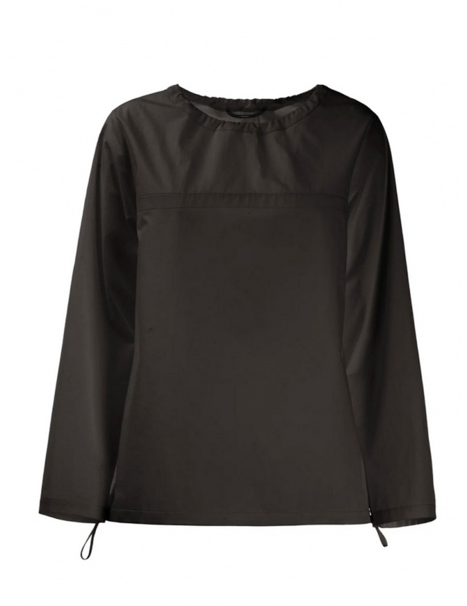 Monobi blusa nera in cotone 11435126 F 5099 BLACK RAVEN canotte donna online shopping