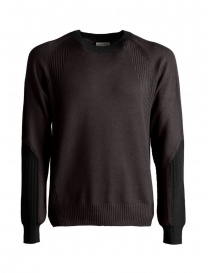 Monobi Woolmax graphite grey crewneck sweater online