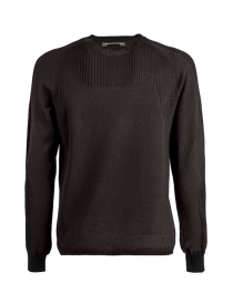 Monobi Woolmax graphite grey crewneck sweater buy online