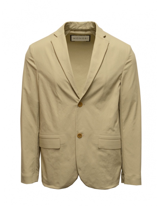 Monobi Biotex Travel blazer jacket in sand color 10657208 F 29135 SAND mens suit jackets online shopping