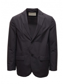Monobi Cordura Travel blazer gessato blu scontati online