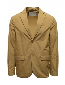 Monobi blazer beige a quadri azzurri scontati online