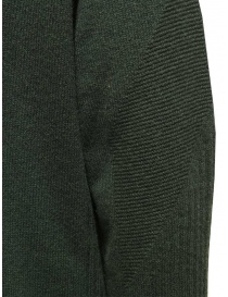 Monobi pullover in cashmere riciclato verde maglieria uomo acquista online