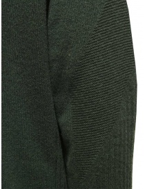 Monobi pullover in cashmere riciclato verde maglieria uomo acquista online