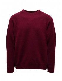 Monobi Merlot red recycled cashmere pullover online