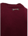 Monobi pullover in cashmere riciclato rosso merlotshop online maglieria uomo