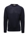 Monobi pullover in navy blue merino wool buy online 10891506 F 30033 NAVY BLUE