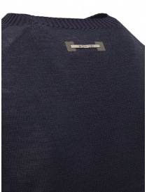 Monobi pullover in lana merino blu navy prezzo