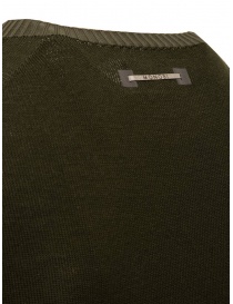 Monobi pullover in military green merino wool price