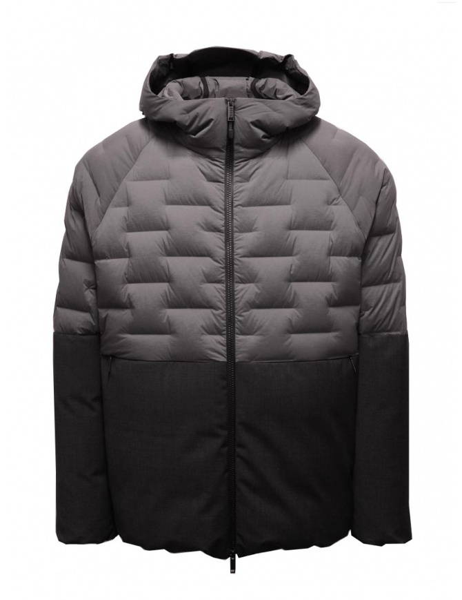 Monobi piumino grigio con parti in lana 10825312 F 51056 DUST GREY giubbini uomo online shopping