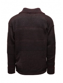 S.N.S. Herning Fisherman wine-colored short zip pullover buy online