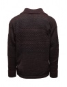 S.N.S. Herning Fisherman wine-colored short zip pullover shop online men s knitwear