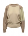 Dune_ pullover in cashmere color block beige-verde acquista online 01 35 K24P SHINE