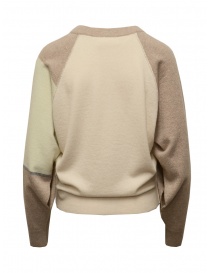 Dune_ beige-green color block cashmere pullover buy online