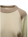 Dune_ pullover in cashmere color block beige-verde 01 35 K24P SHINE prezzo