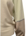 Dune_ pullover in cashmere color block beige-verde 01 35 K24P SHINE acquista online