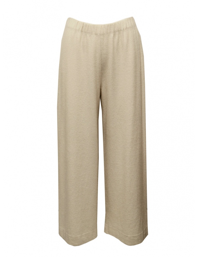 Dune_ Pantalone in maglia di lana cashmere bianco 01 40 K04U ANTIQUE WHITE pantaloni donna online shopping