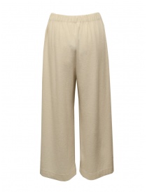 Dune_ Pantalone in maglia di lana cashmere bianco acquista online