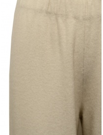 Dune_ Pantalone in maglia di lana cashmere bianco prezzo