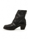 Guidi black leather ankle boot with zip shop online womens shoes