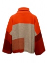 Dune_ maglia kimono patchwork a collo alto rossa 01 30 K38P LIPSTICK prezzo