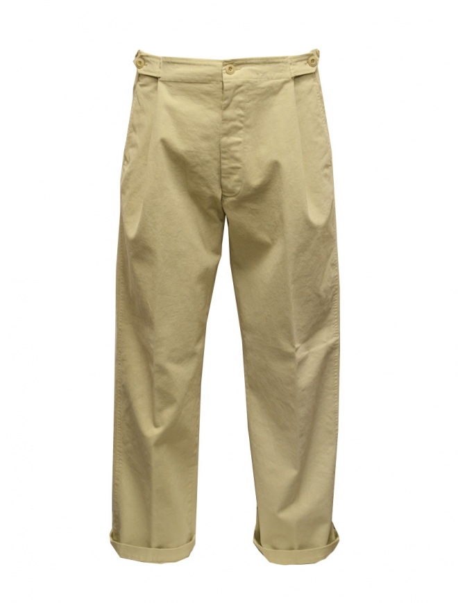 Cellar Door Dino beige trousers DINO EUCALYPTUS QF619 71 mens trousers online shopping