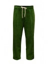 Cellar Door Paja pantaloni in velluto a coste verdi acquista online PAJA SMERALDO MF371 75