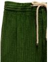 Cellar Door Paja green corduroy trousers PAJA SMERALDO MF371 75 price