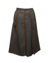 Cellar Door asphalt grey pleated midi skirt shop online womens skirts