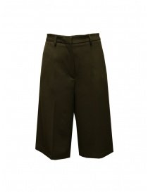 Pantaloni donna online: Cellar Door bermuda eleganti verde bottiglia