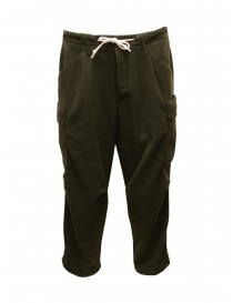 Cellar Door Cargo pants in dark olive green fleece CARGO C OLIVE NIGHTS OQ156 78