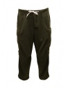 Cellar Door Pantalone cargo in felpa verde oliva scuro acquista online CARGO C OLIVE NIGHTS OQ156 78