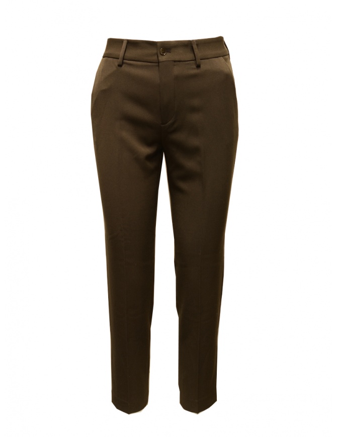 Cellar Door Bea brown trousers BEA MARRONE MQ124 08 womens trousers online shopping