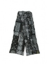 Kapital black bandana design quilted cross scarf buy online K2211XG520 BLK