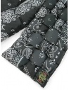 Kapital black bandana design quilted cross scarf shop online scarves