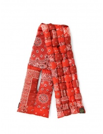 Kapital sciarpa rossa imbottita intrecciata K2211XG520 RED order online