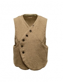 Kapital beige wool vest EK-202 BEIGE order online