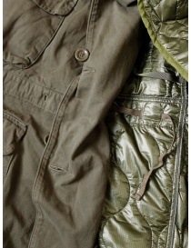 Kapital khaki quilted ring jacket buy online price