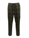 Cellar Door Alfredo green checked wool trousers buy online ALFRED VERDE OW531 201