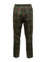 Cellar Door Alfredo green checked wool trousers shop online mens trousers