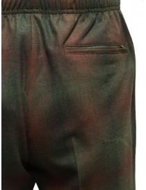 Cellar Door Alfredo pantalone in lana a quadri verdi pantaloni uomo acquista online