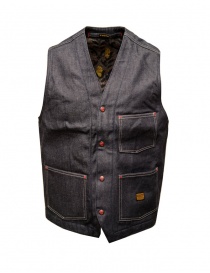 Kapital denim vest lined in wool K2210SJ088 IDG