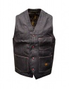 Kapital gilet in denim foderato in lana acquista online K2210SJ088 IDG