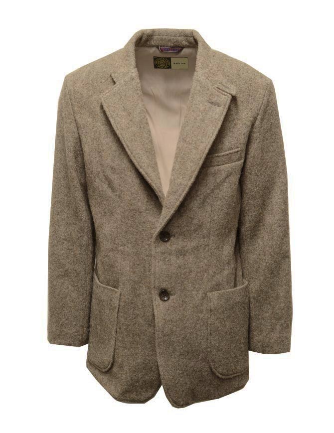 Kapital short coat in beige wool K2210LJ092 BEIGE mens coats online shopping
