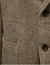 Kapital short coat in beige wool mens coats price